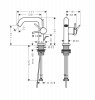 Hansgrohe Tecturis S Jednouchwytowe baterie umywalkowe Fine z CoolStart Brąz Szczotkowany 73323140